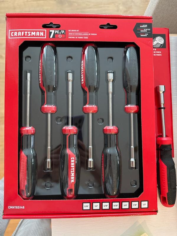 SAE/mm Nut Driver Set (7 Pc)