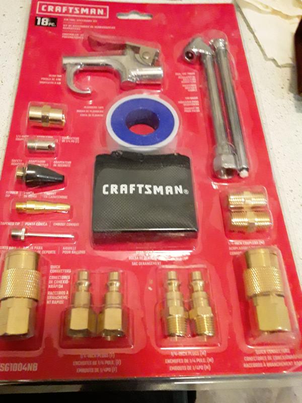 Craftsman CMXZTSG1004NB 18-Piece Air Accessory Kit