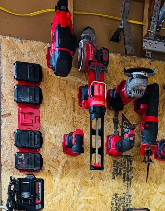 CRAFTSMAN VERSATRACK 3 -Piece 5.1-in RED/BLACK Plastic Multipurpose ...