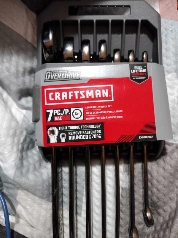 CRAFTSMAN 7-Piece Set 12-point Standard (SAE) Extra Long