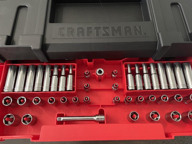 VersaStack™ standard (SAE) and metric mechanics tool set with case