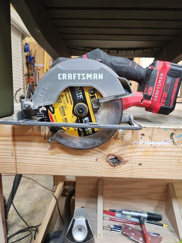 Craftsman cordless best sale circular saw review