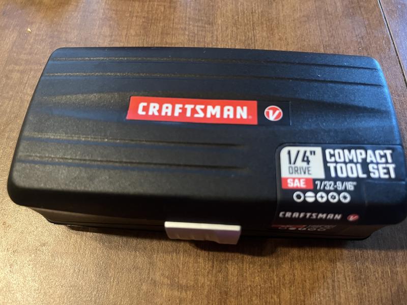 CRAFTSMAN V-Series 38-Piece Standard (SAE) 1/4-in Drive 6-point