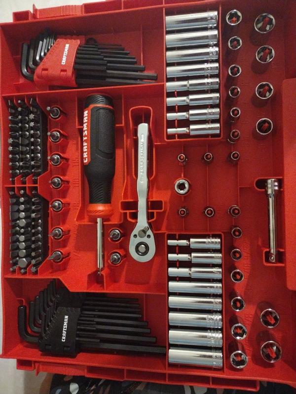 VersaStack™ Standard (SAE) And Metric Mechanics Tool Set With Case
