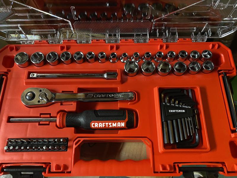 Craftsman 63 deals piece tool set