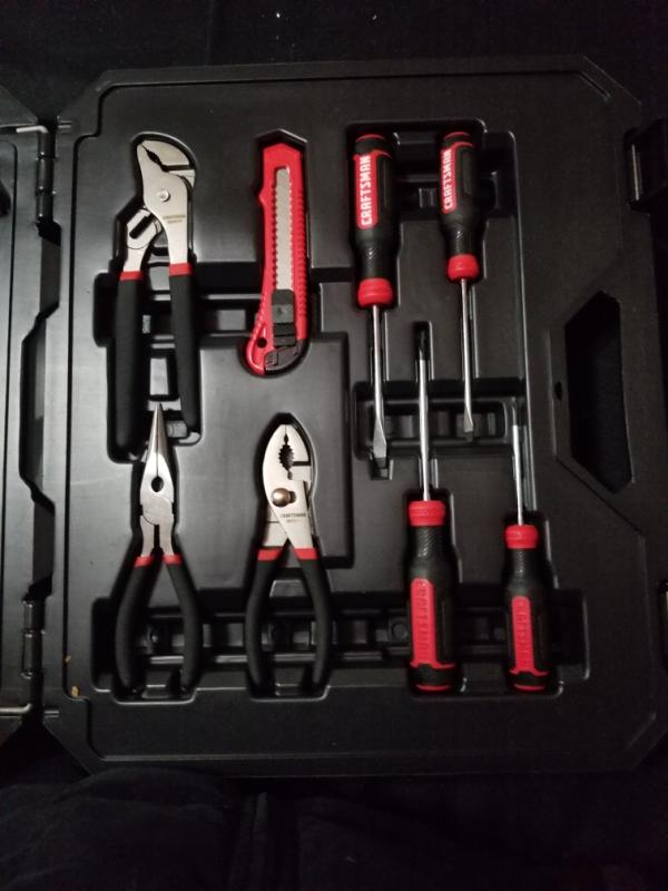 CMMT99448 102Piece CRAFTSMAN Home Tool Kit/Mechanics Tools Kit Power