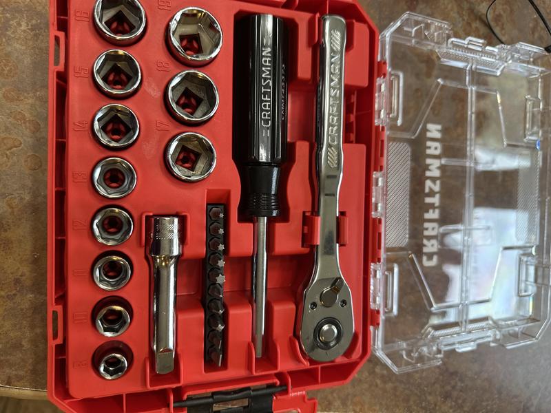 3/8-in Drive mm Mechanics Tool Set (24-piece)