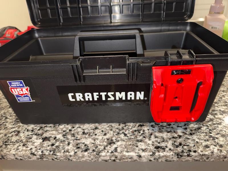 CRAFTSMAN VERSATRACK 3 -Piece 3.75-in RED/BLACK Plastic Multipurpose ...
