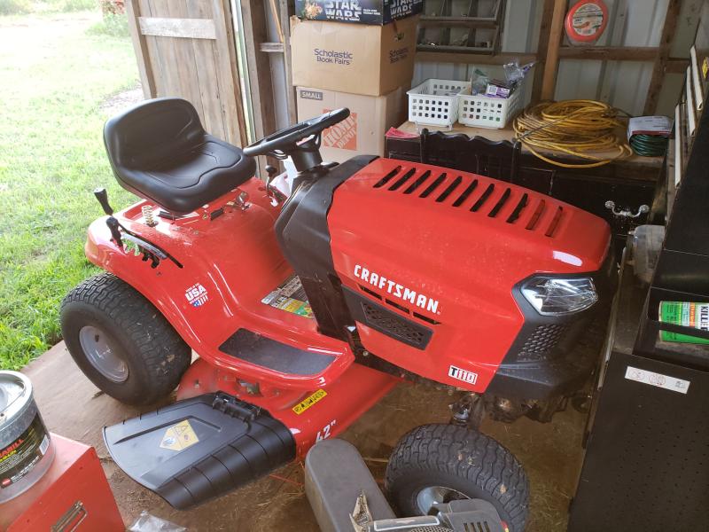 Crafstman T110 mows great!