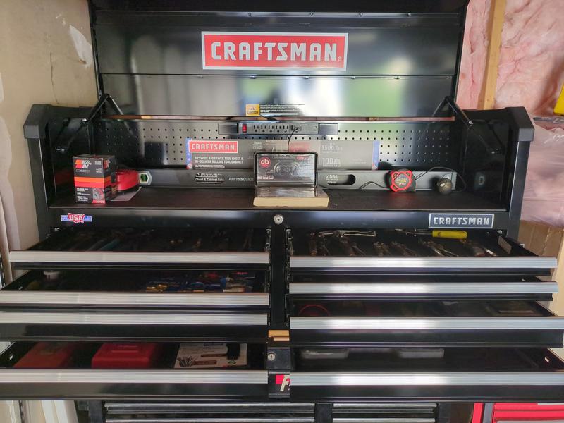 CRAFTSMAN® S2000 Series 52 Inch Wide 8-Drawer Tool Chest (Black)