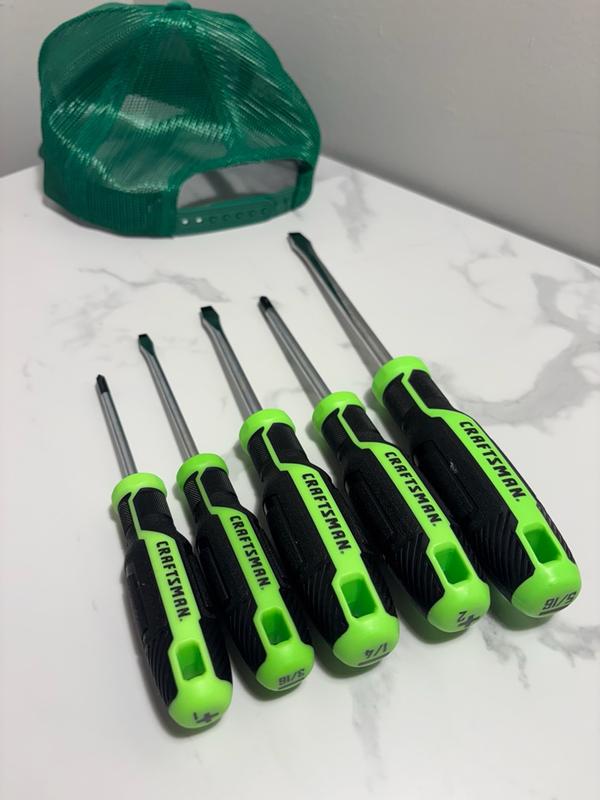 Hi-Vis Screwdriver Set (5 Pc)