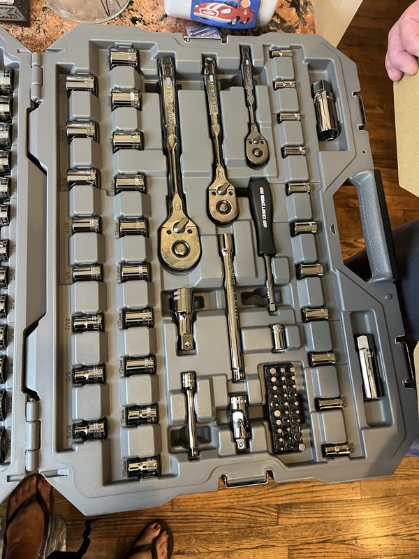 CRAFTSMAN® OVERDRIVE™ Standard (SAE) and Metric Mechanics Tool Set