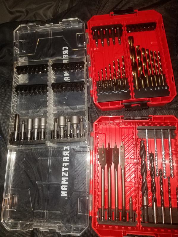 Craftsman versastack drill online bits