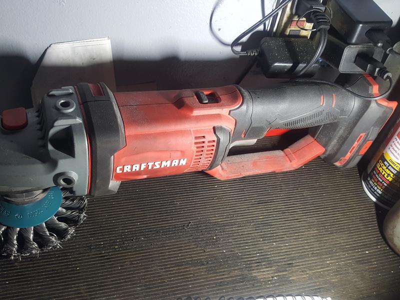 V20* Cordless 4-1/2-in Small Angle Grinder (Tool Only)