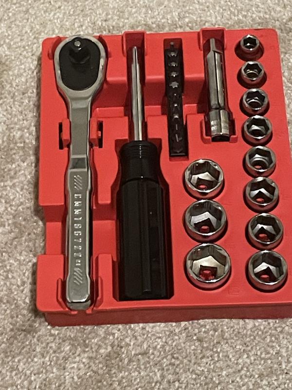 3/8-in Drive mm Mechanics Tool Set (24-piece)