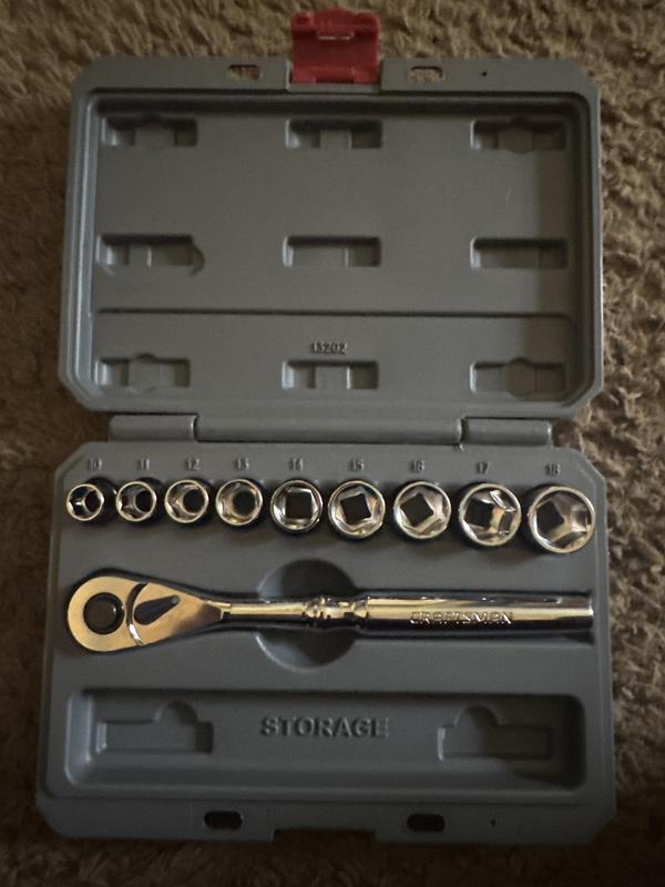 10PC 3/8-IN DRIVE (MM) MECHANICS TOOL SET