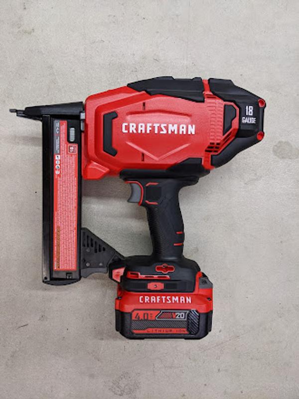 CRAFTSMAN V20 18 Gauge 1 4 in Narrow Crown Finish Pneumatic