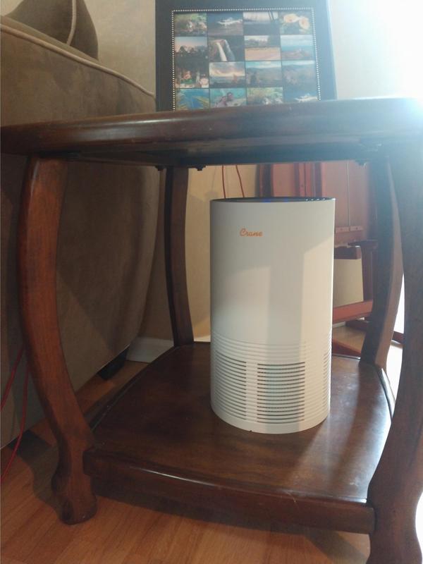 Found the perfect spot in the living room for the new air purifier!