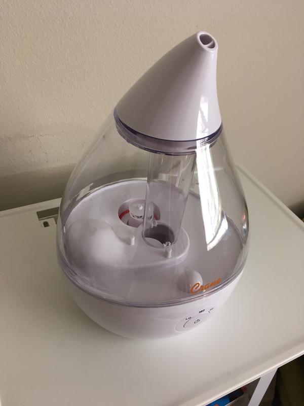 0.5 Gal. Droplet Ultrasonic Cool Mist Humidifier | Crane USA