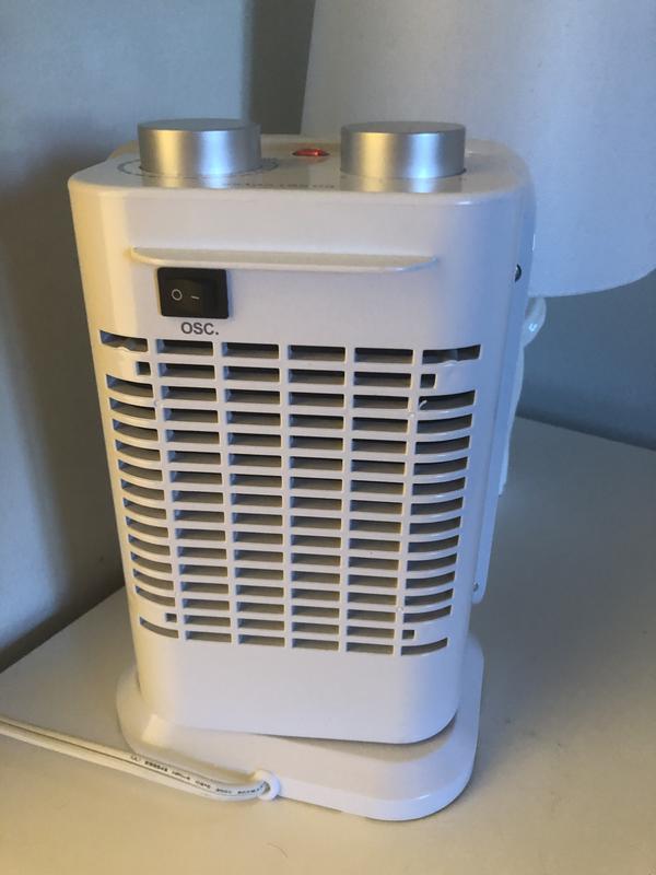 Oscillation button is on the back side