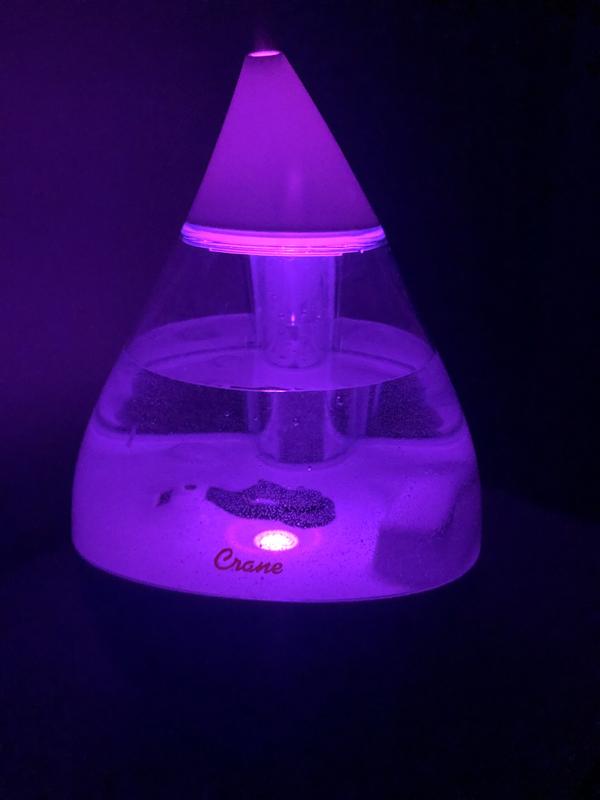 Humidifier running at night
