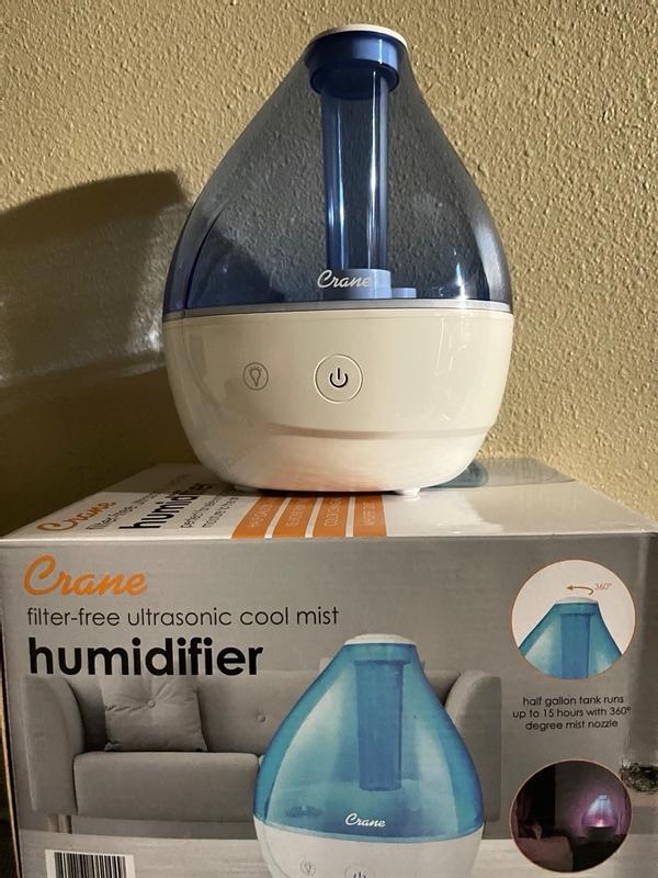 Personal Ultrasonic Cool Mist Humidifier - Crane USA