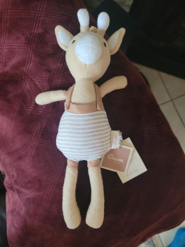 Crane Baby Frankie The Fox Plush Stuffed Animal - Ezra Collection Comfort Toy For Boys & Girls, 8"x4"x16"