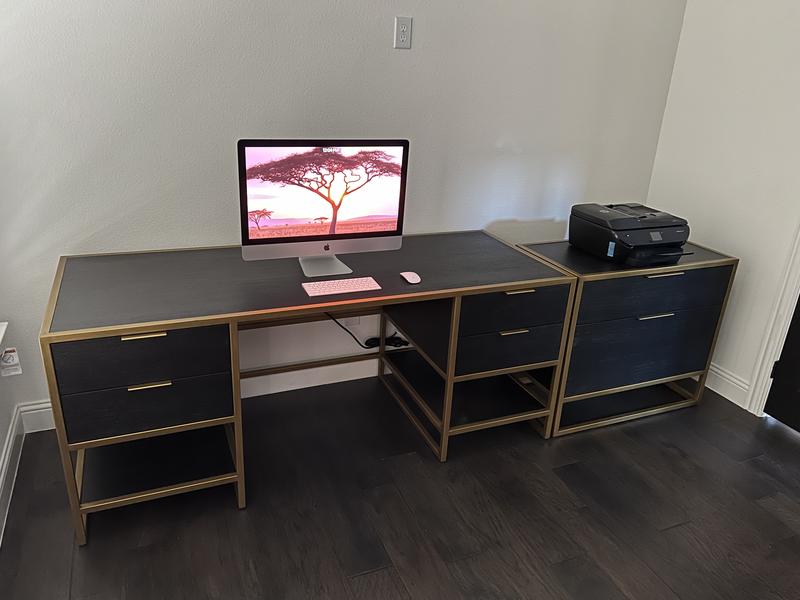 Crate and deals barrel black desk