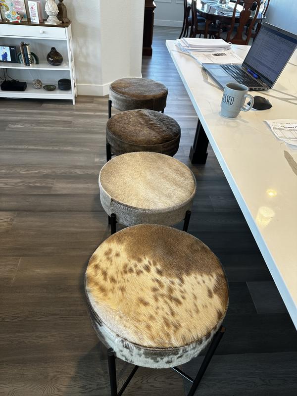 Worth Cowhide Counter Stool Reviews Crate Barrel