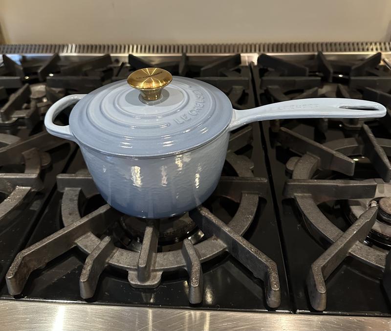 Enameled Cast Iron Sauce Pan – 1.7 Quart Cream White, Durable & Even Heating - View #11