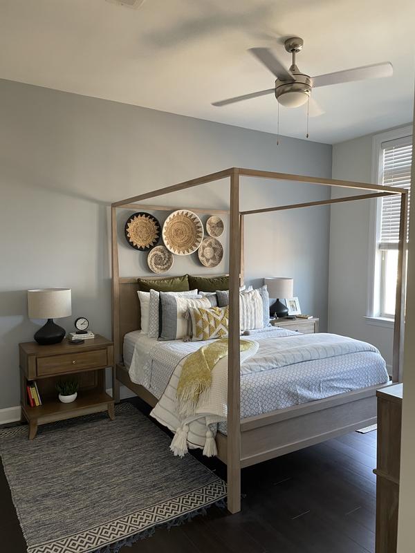 Keane Espresso Wood Queen Canopy Bed Reviews Crate Barrel