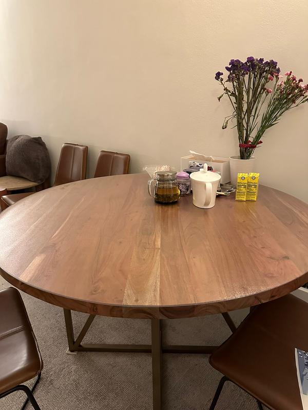 Crate and barrel hayes dining table hotsell