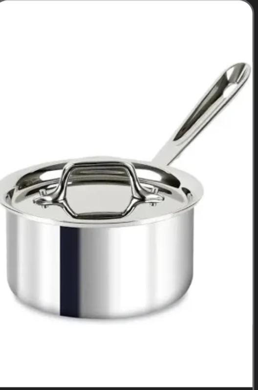 All-Clad D3 Stainless Steel 4-Qt. Saucepan with Lid + Reviews