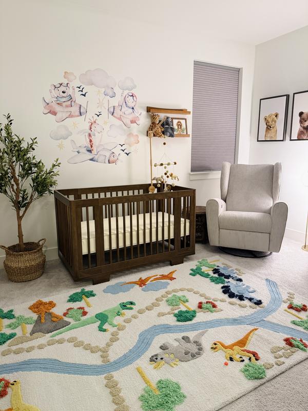 Babyletto Yuzu Walnut Wood 8-in-1 Convertible Baby Crib with