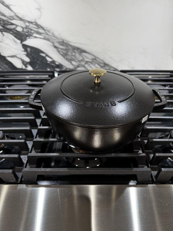 Staub Graphite Petite French Oven Reviews Crate Barrel - Main Image