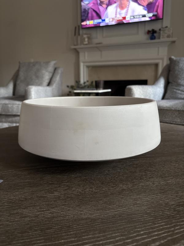 【Crate & Barrel】モダン×ナチュラル ブラックウッドボウル Katin Black Wood Centerpiece Bowl 17