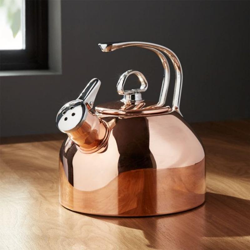 Chantal Classic Copper Tea Kettle + Reviews | Crate & Barrel