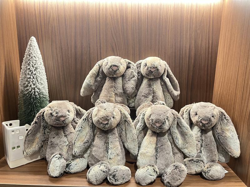 Jellycat Bashful Woodland Bunny Kids Plush Stuffed Animal +