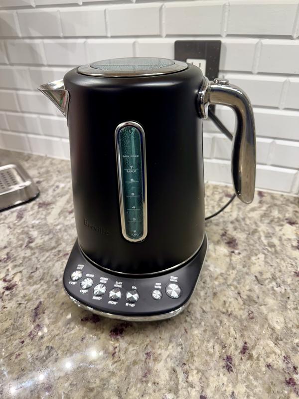 Stainless Steel Black Smart Kettle Breville Brushed Stainless