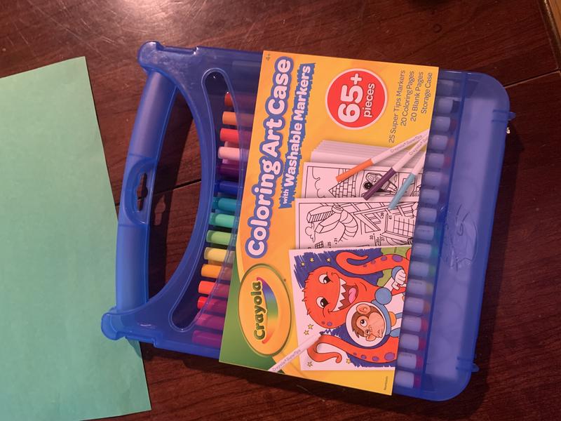 25-Color Crayola® Supertips Washable Markers & Paper Set (1 Set(s