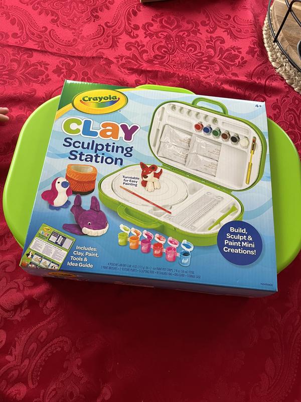 Crayola Clay Sculpting Station Art Set for Kids