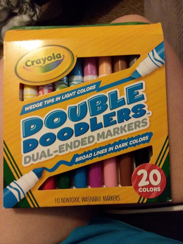 Crayola® Dual-Ended Washable Double Doodlers Markers, 10 pk