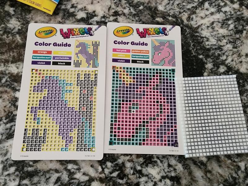  Crayola Wixels Unicorn Activity Kit, Pixel Art Coloring Set,  Gift for Kids, Ages 6, 7, 8, 9 : Toys & Games