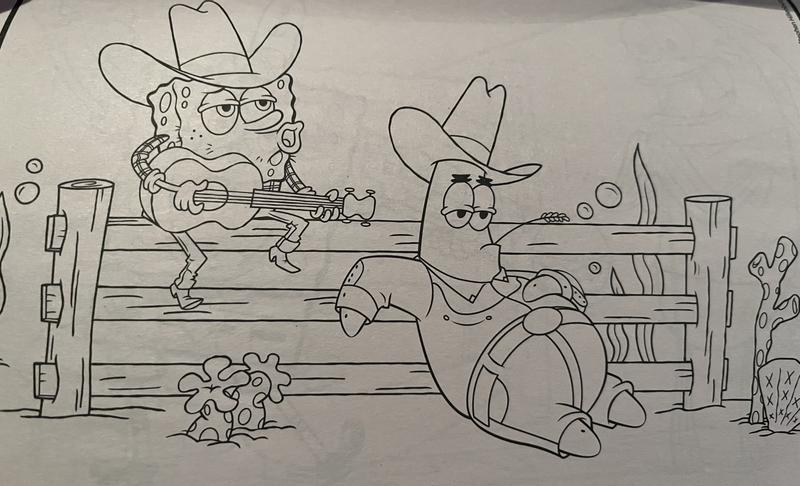 Spongebob Coloring Book For Adults: High quality illustrations set