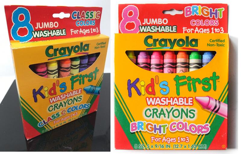 Crayola Large Washable Crayons, 16 Per Box, 6 Boxes