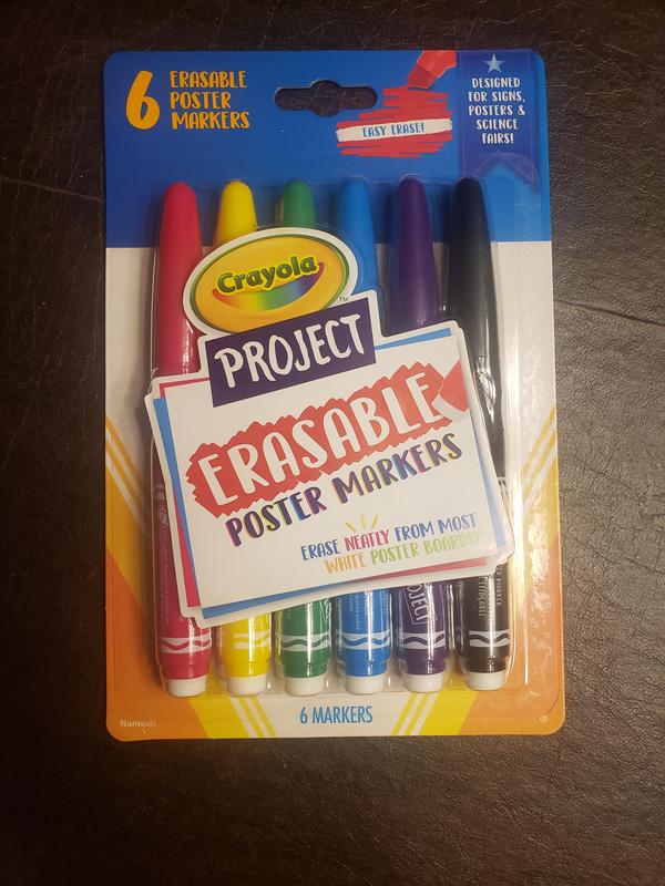 Erasable Poster Markers, Project Supplies, Crayola.com