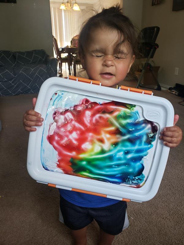 Washable Finger Paint Station for Toddlers, Crayola.com