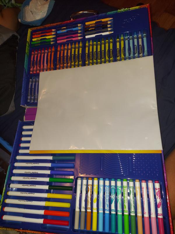 Crayola - Imagination Art Set - 115 Pieces - 3 Texture Plate