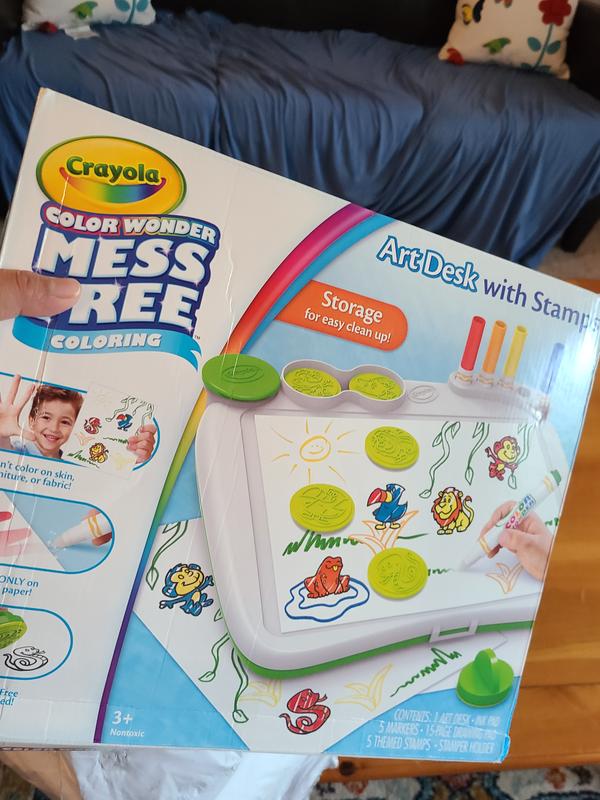 Crayola® Color Wonder® Mess Free Coloring Desk Demo 