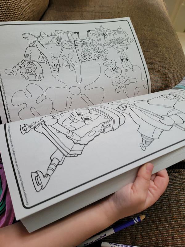 spongebob squarepants coloring book set (2 coloring books)